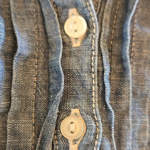 Ralph Lauren, Baby Girl Chambray Shortall, Size 3 Months - Picture 6 of 14